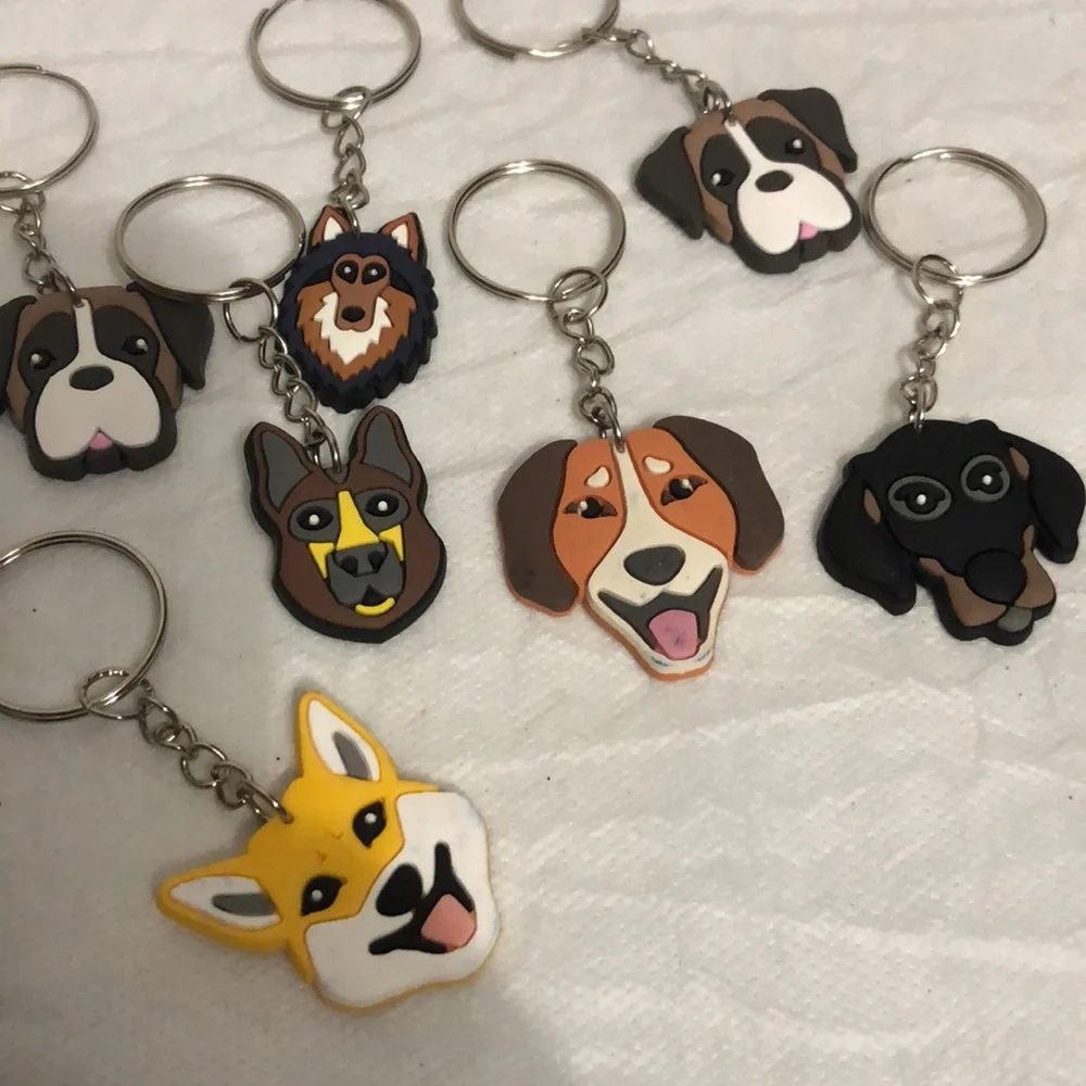 Doggie Keychains bundle of 8